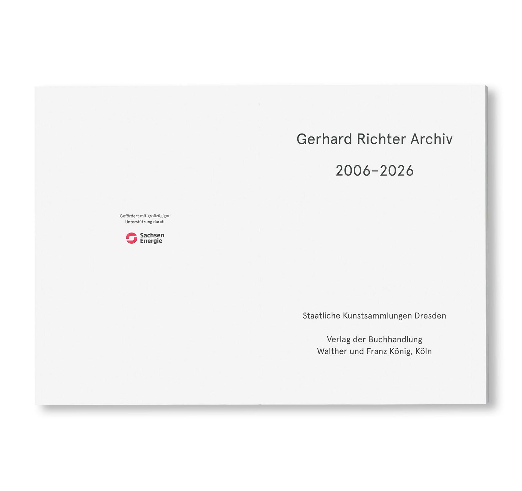 GERHARD RICHTER ARCHIV 2006-2026