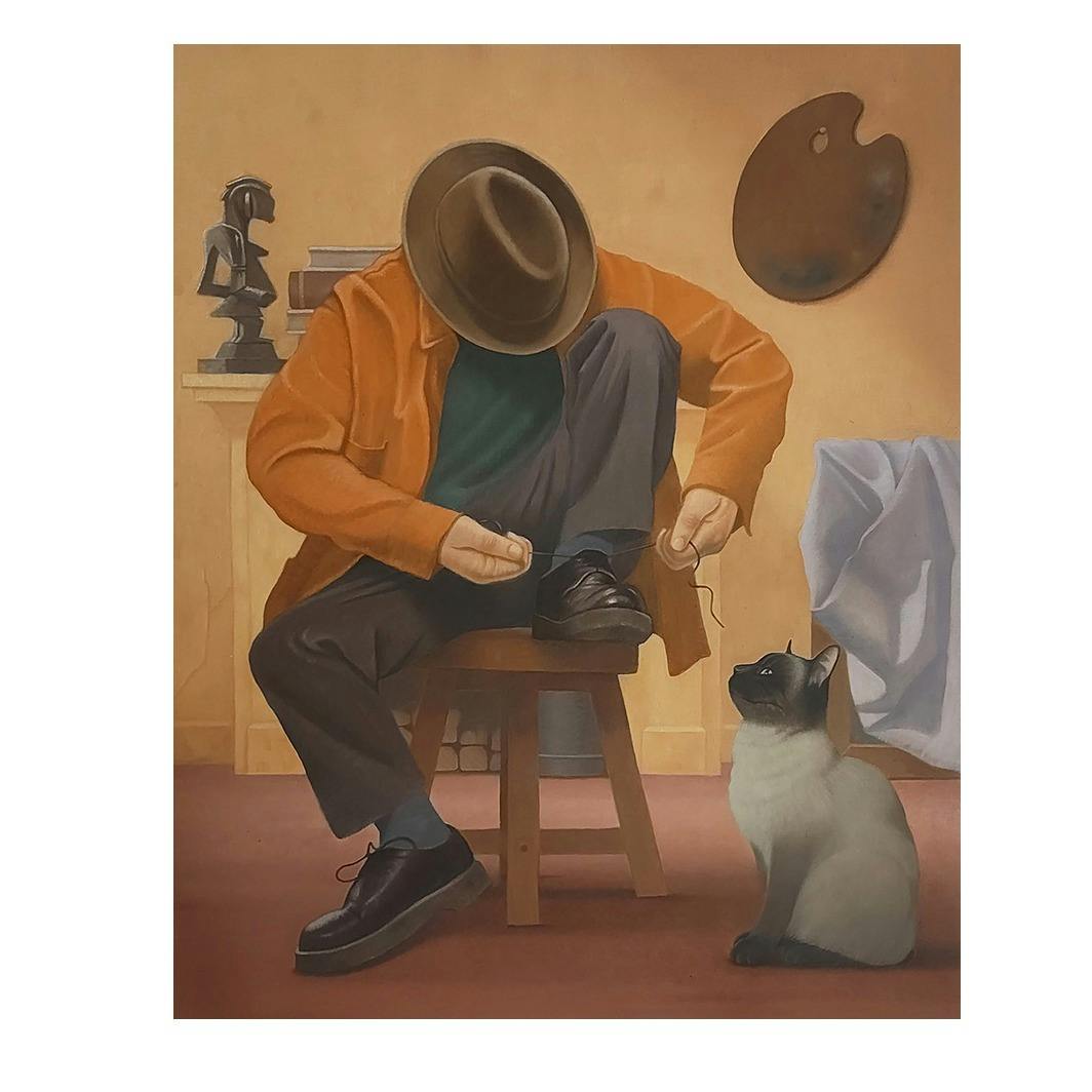 The Studio Cat and the Painter