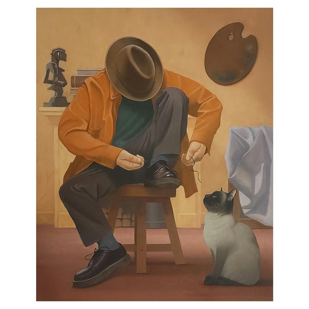 The Studio Cat and the Painter