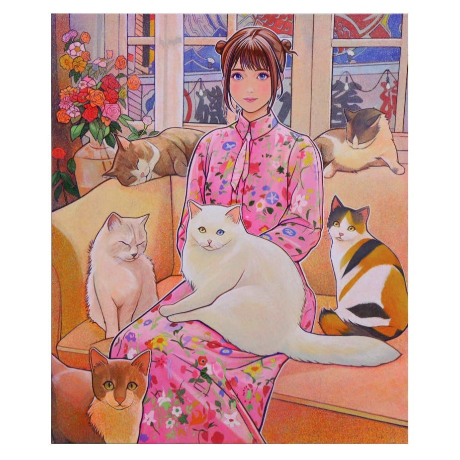 「Cozy Afternoon Cat Café Comfort －猫と過ごすやさしい時間－