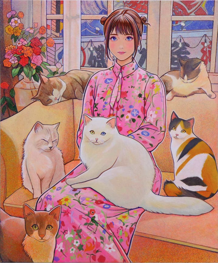 「Cozy Afternoon Cat Café Comfort －猫と過ごすやさしい時間－