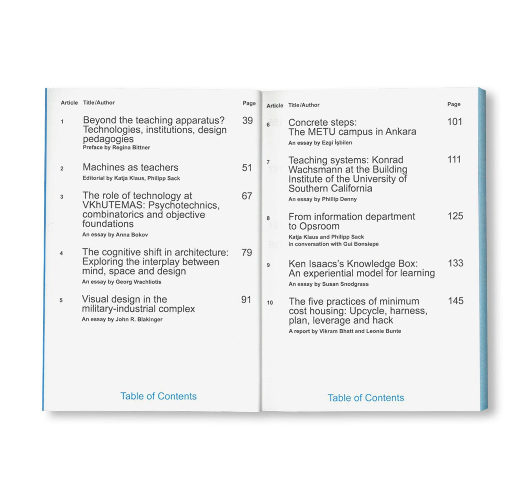 PEDAGOGIES OF MACHINE LEARNING - SCHOOLS OF DEPARTURE NO. 4