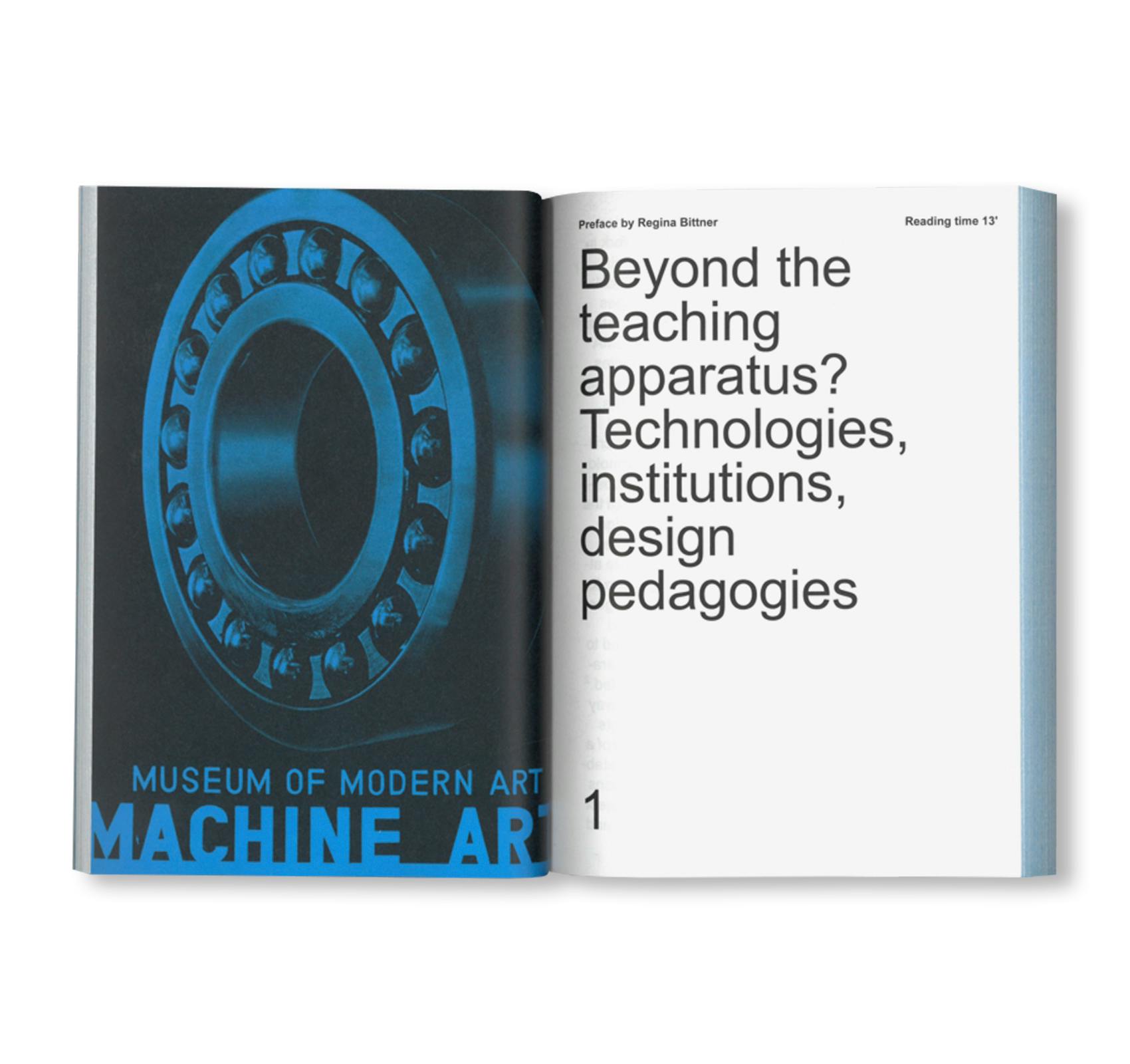 PEDAGOGIES OF MACHINE LEARNING - SCHOOLS OF DEPARTURE NO. 4