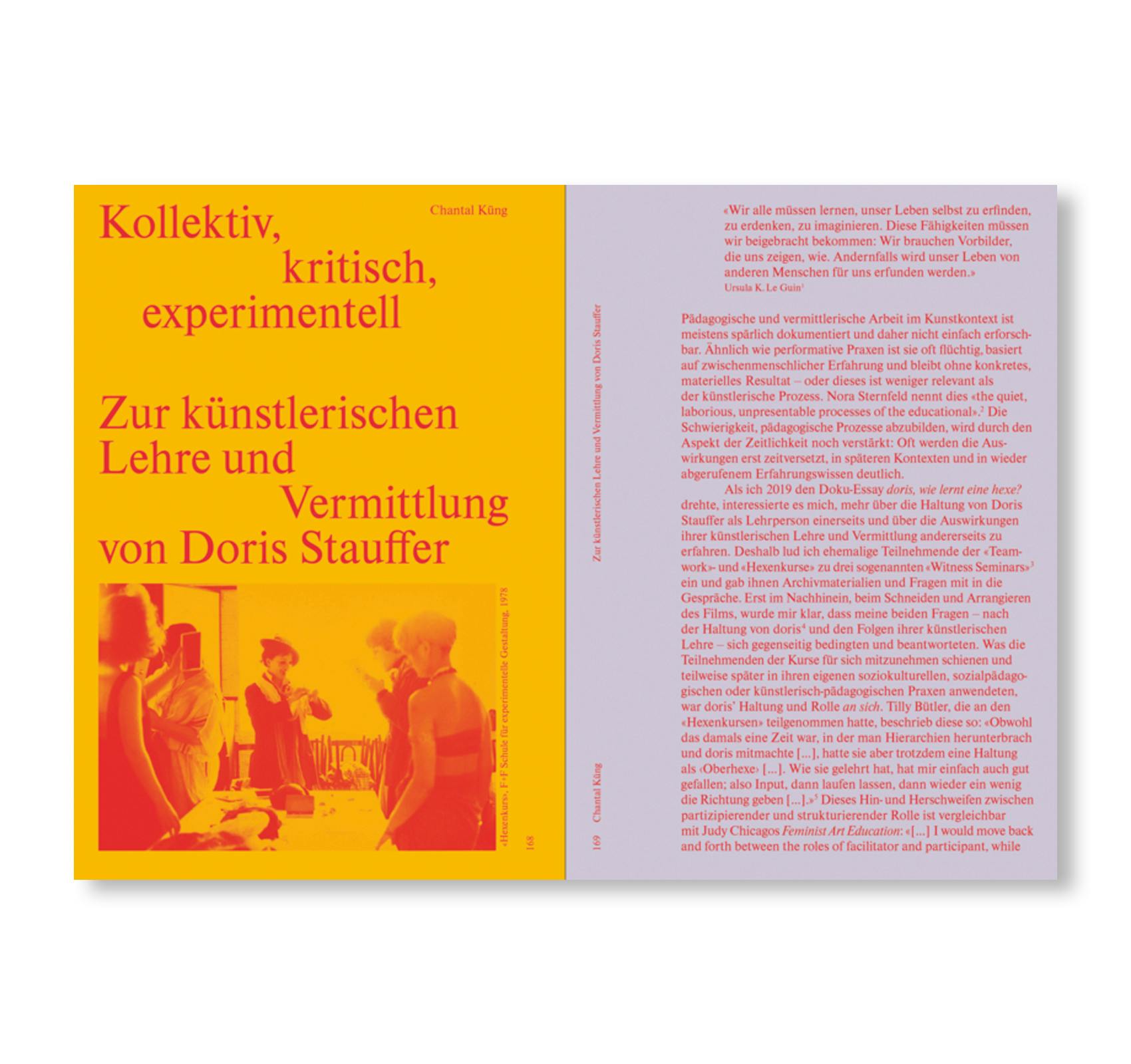 DORIS STAUFFER SOURCE BOOK - IDEEN FÜR EINE KOLLEKTIVE KUNSTPRAXIS [GERMAN EDITION]