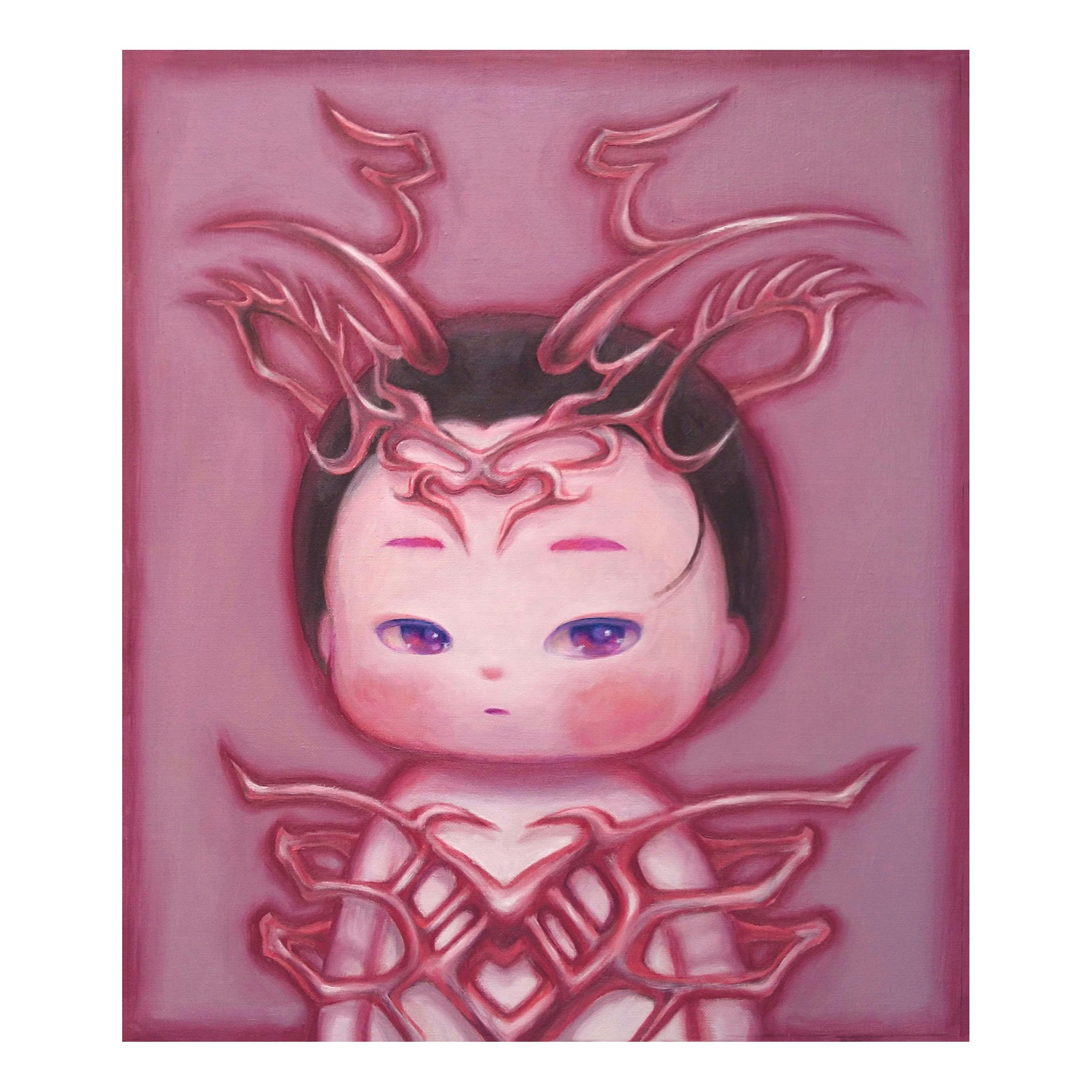 pink praying mantis