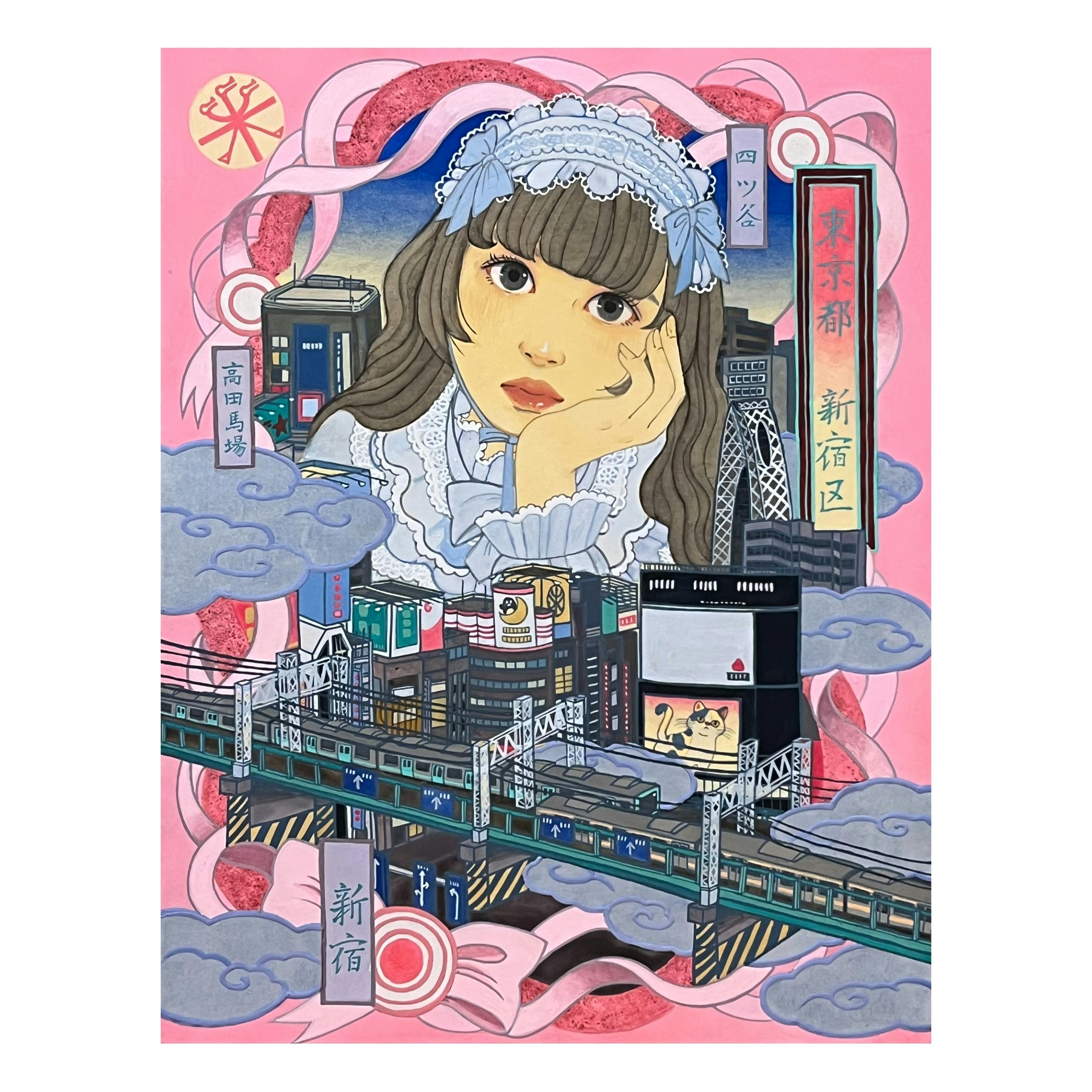東京名所美少女百景・新宿区