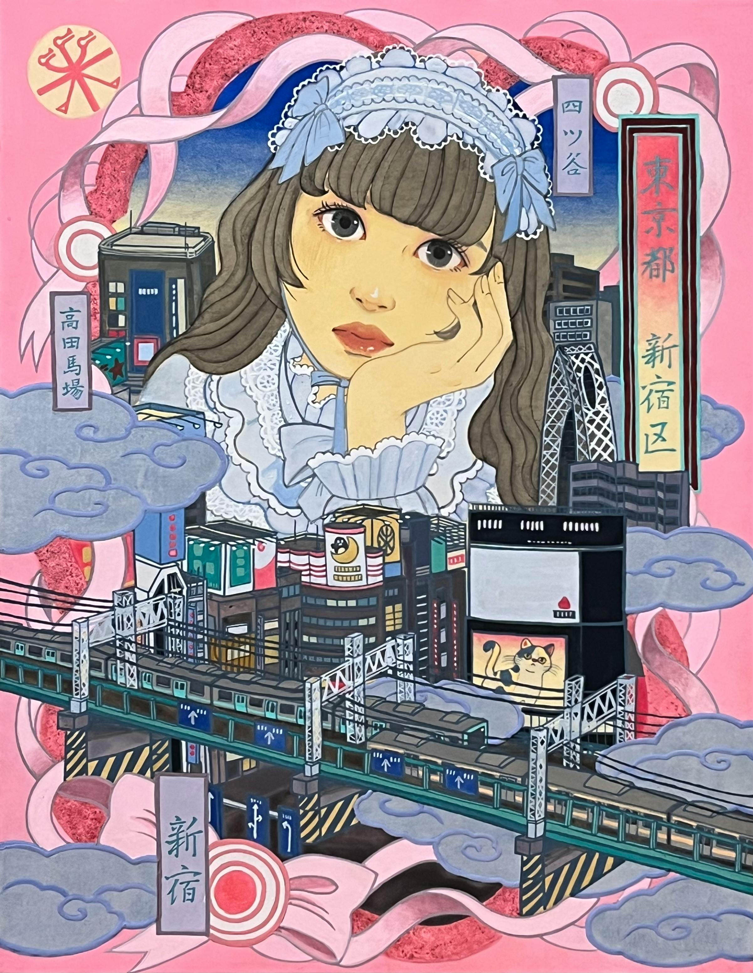 東京名所美少女百景・新宿区