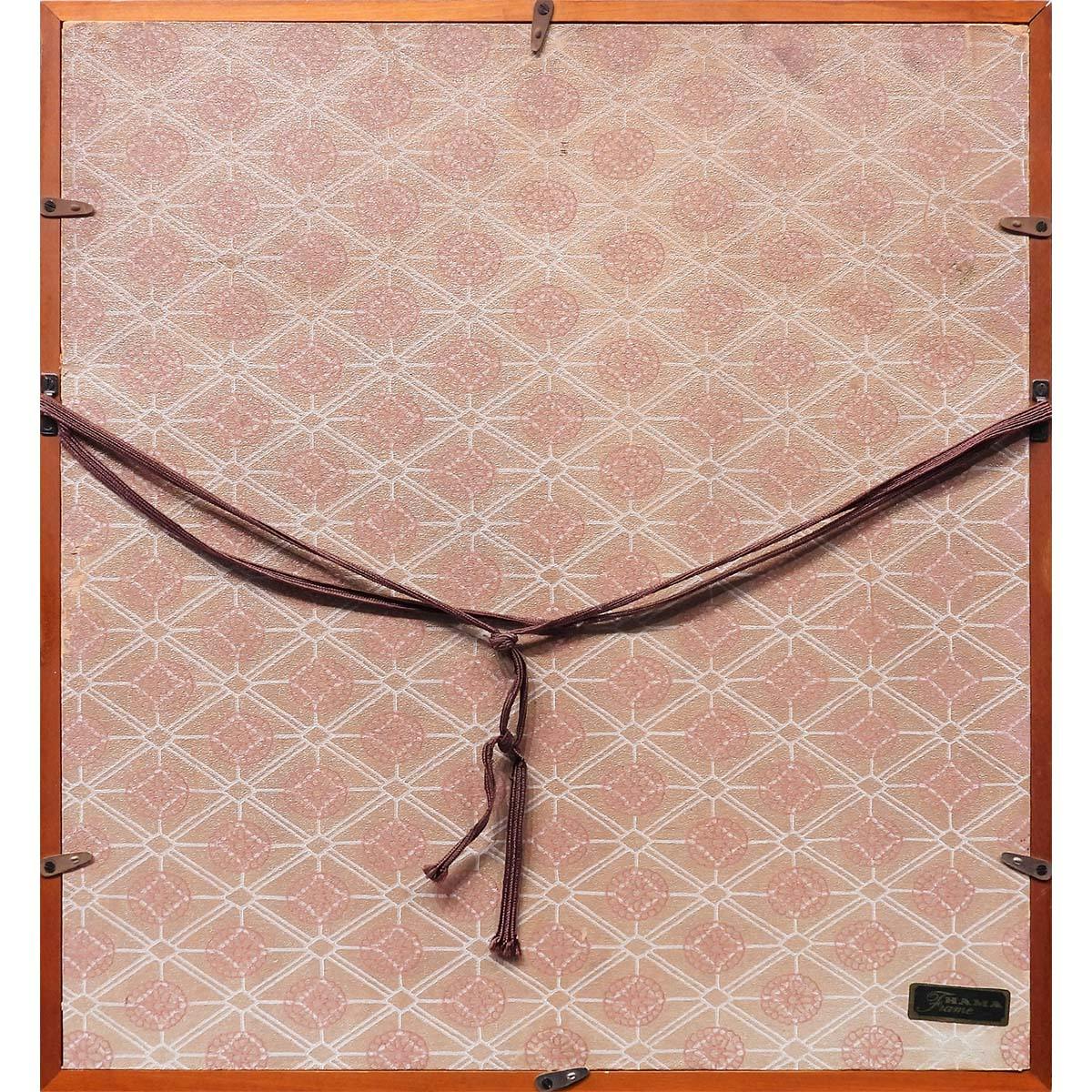 絵画 棟方志功 山村風景図 倭画 倭絵 風景画 鑑定書付 日本画 原画 直筆作品 オリジナル アート 解説有 コレクション 真作保証