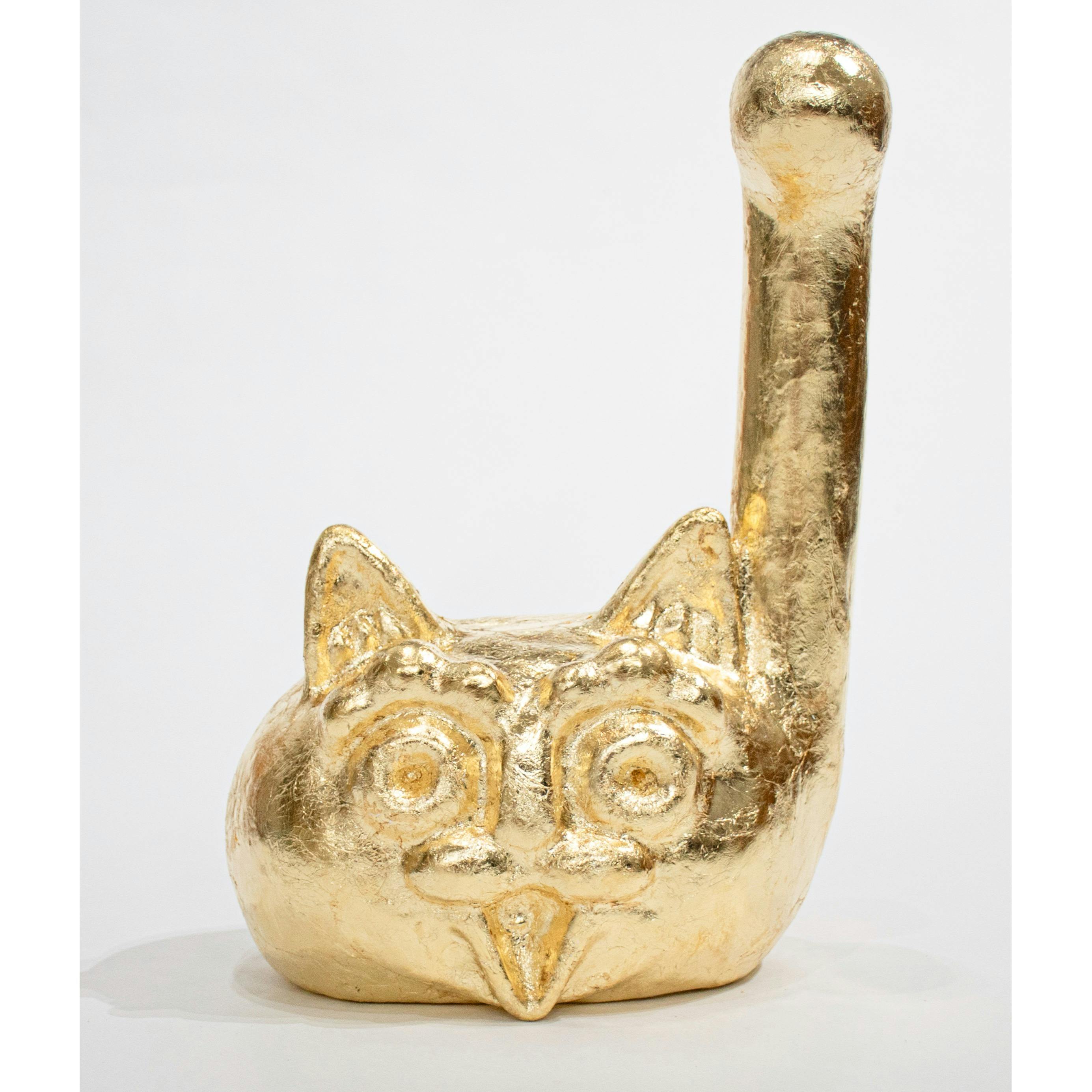 金色招き猫様頭像
