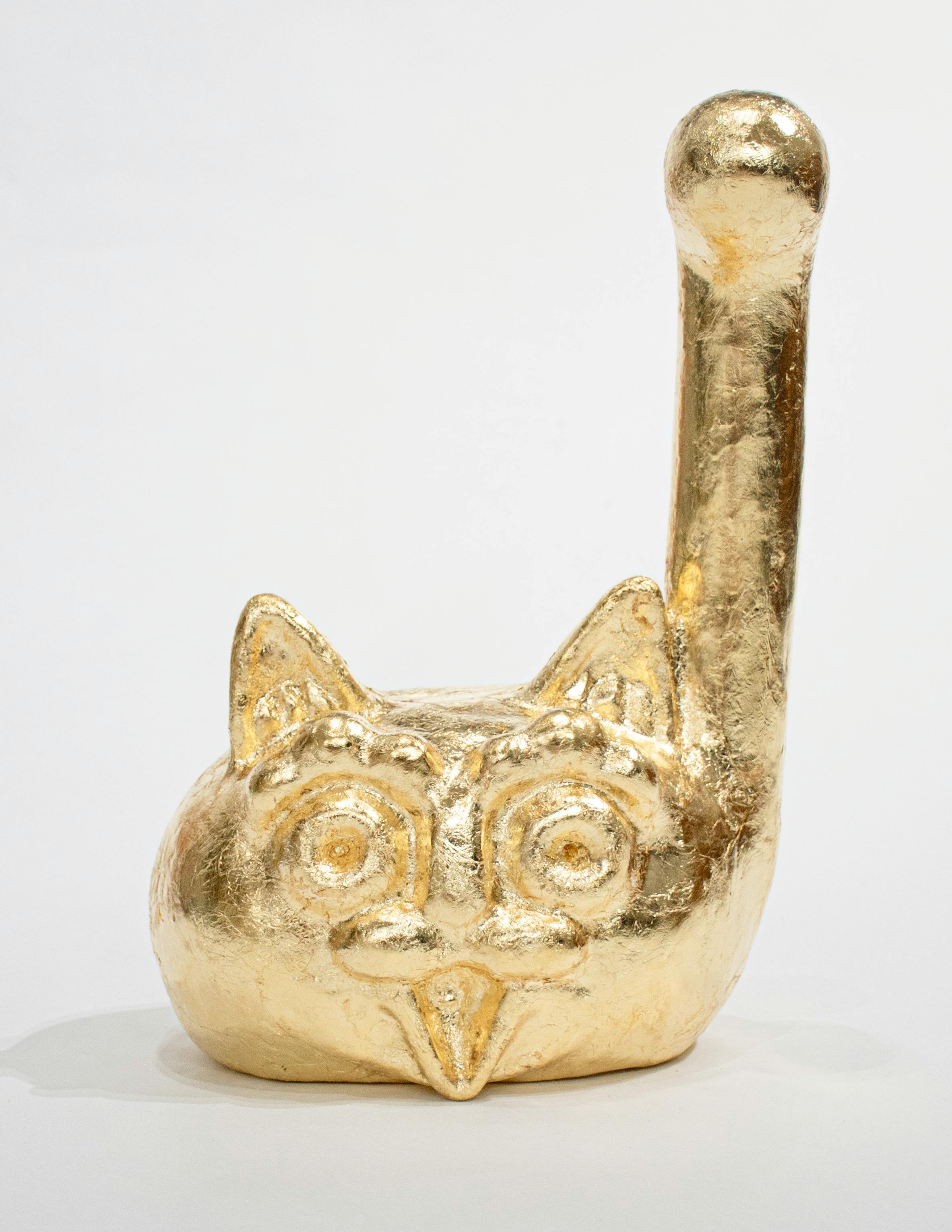 金色招き猫様頭像