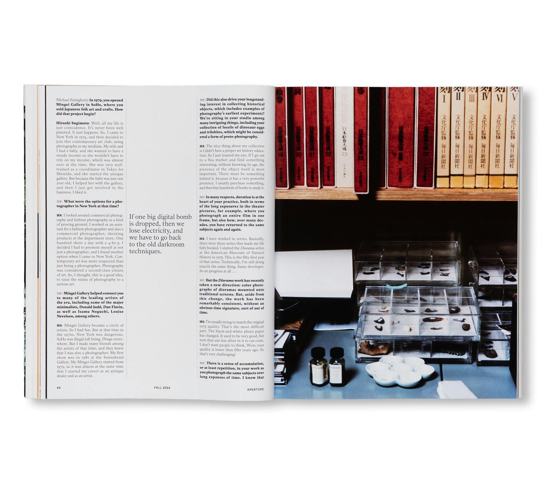 [予約受付中] APERTURE 264 - FALL 2026: STOP TIME, GUEST EDITED BY HIROSHI SUGIMOTO