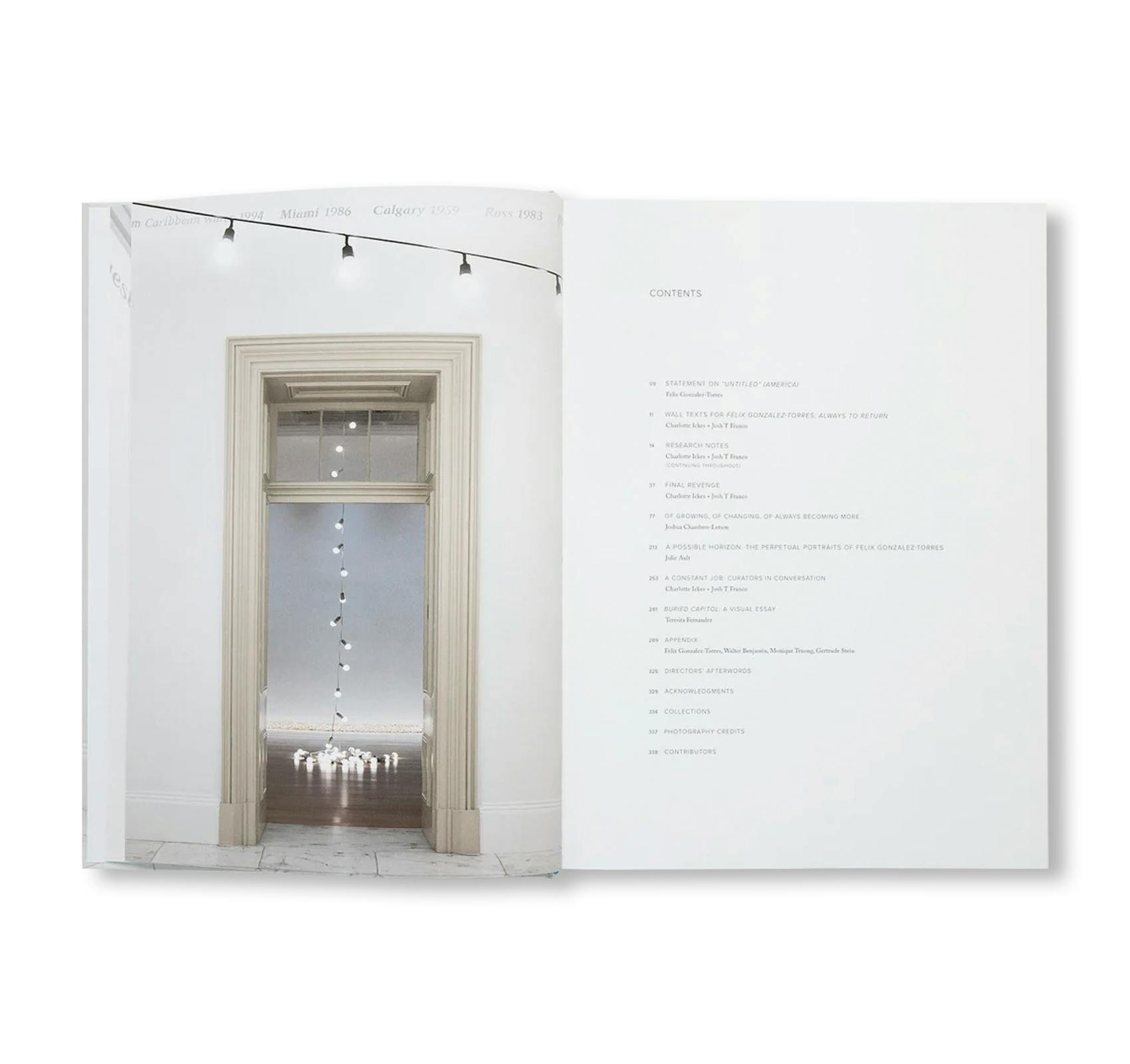 FELIX GONZALEZ-TORRES: ALWAYS TO RETURN