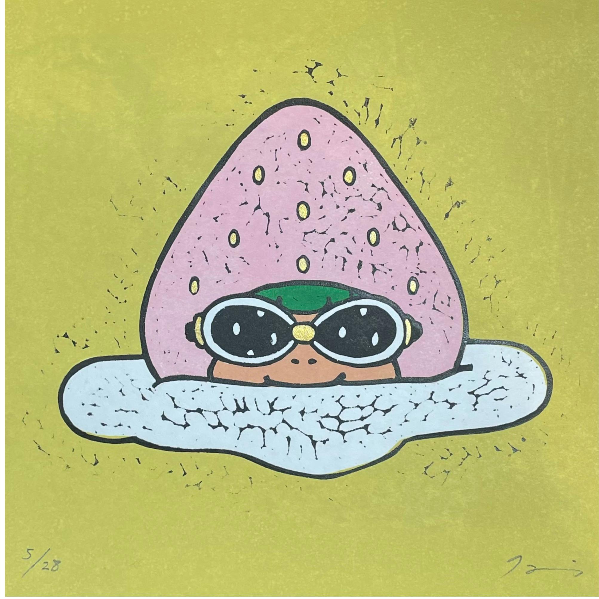 いちごずきん ピンク