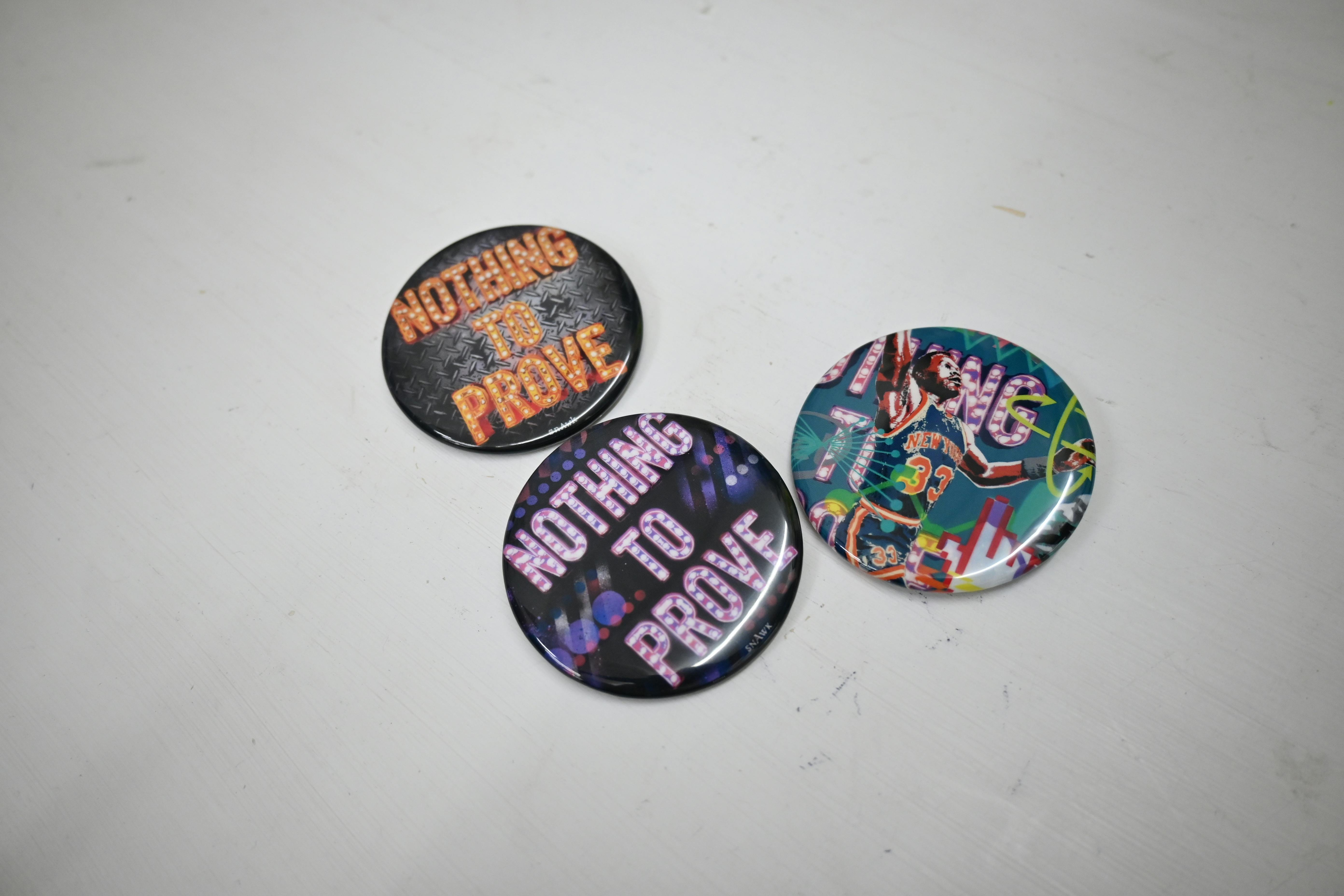 缶バッジ　NOTHING TO PROVE（orange）
