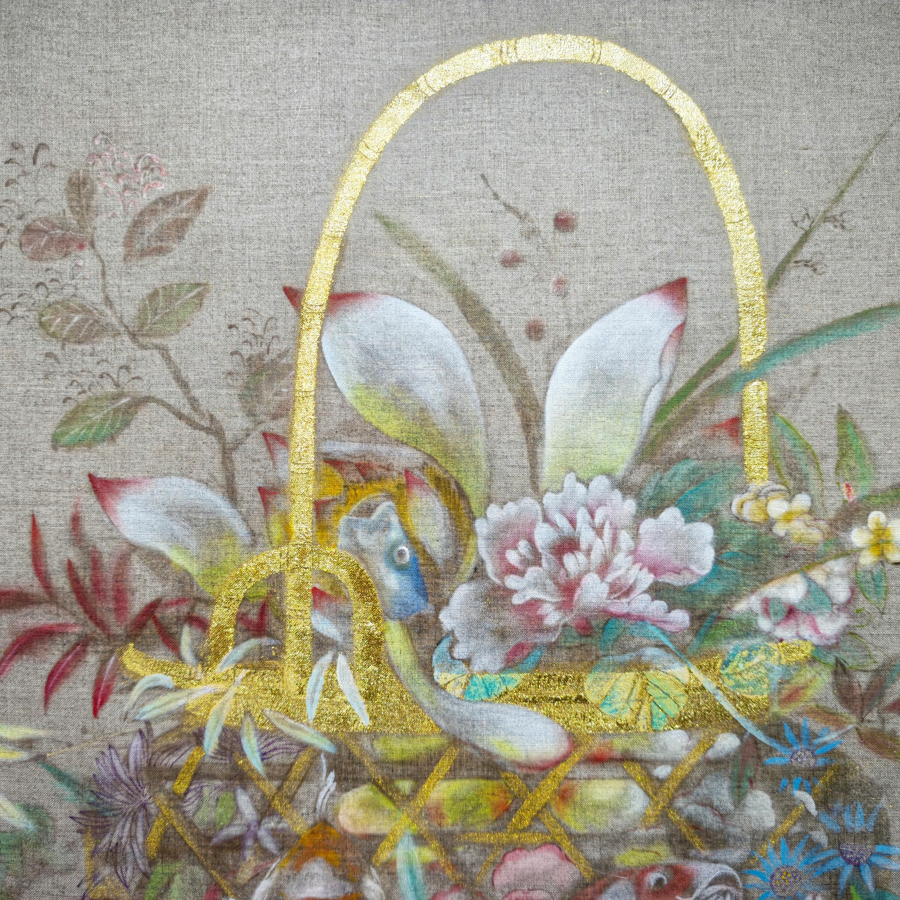 花籠瑞錦図