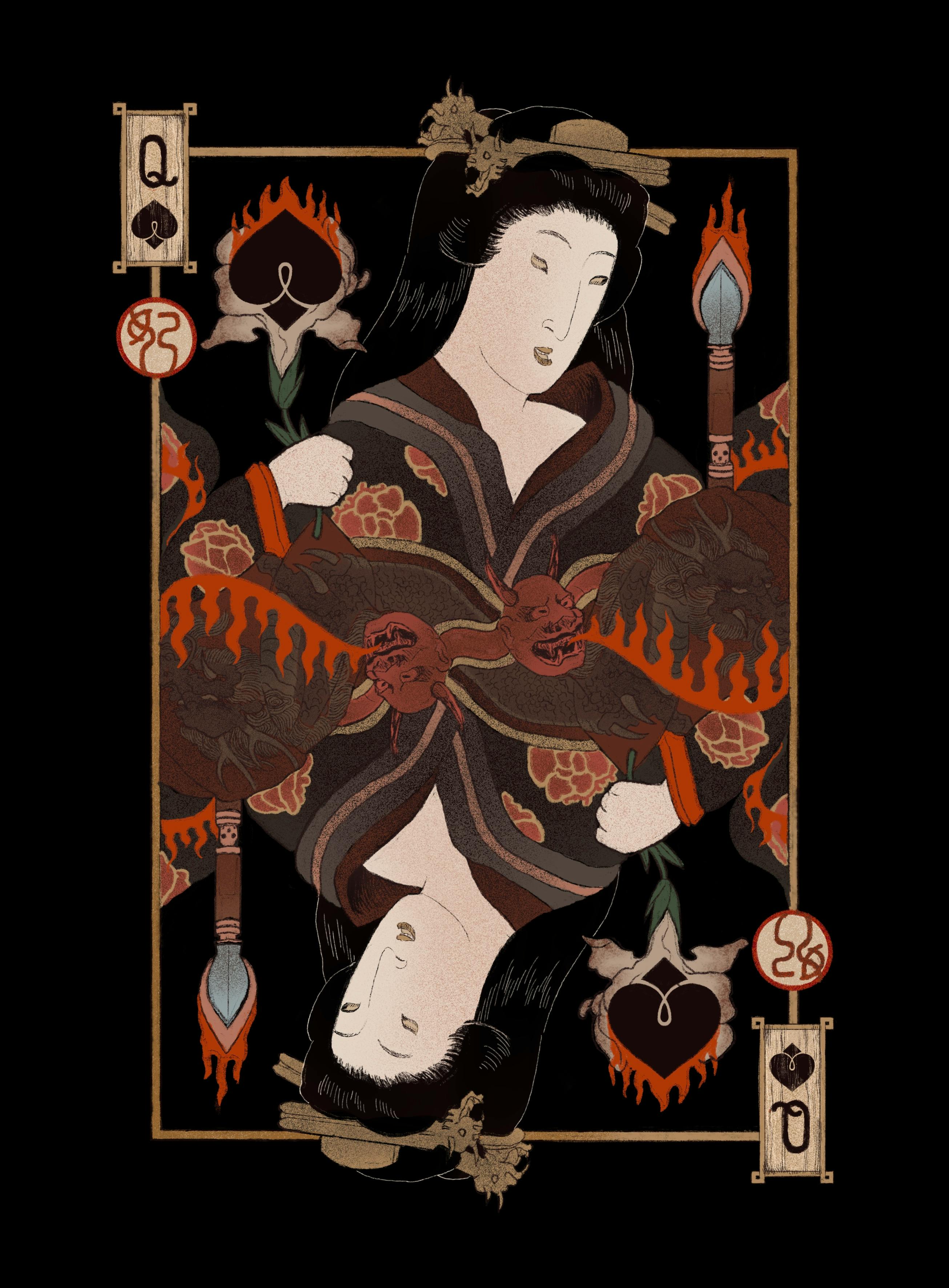 Danilo Kato's Japanese Demons and Monsters Playing Cards