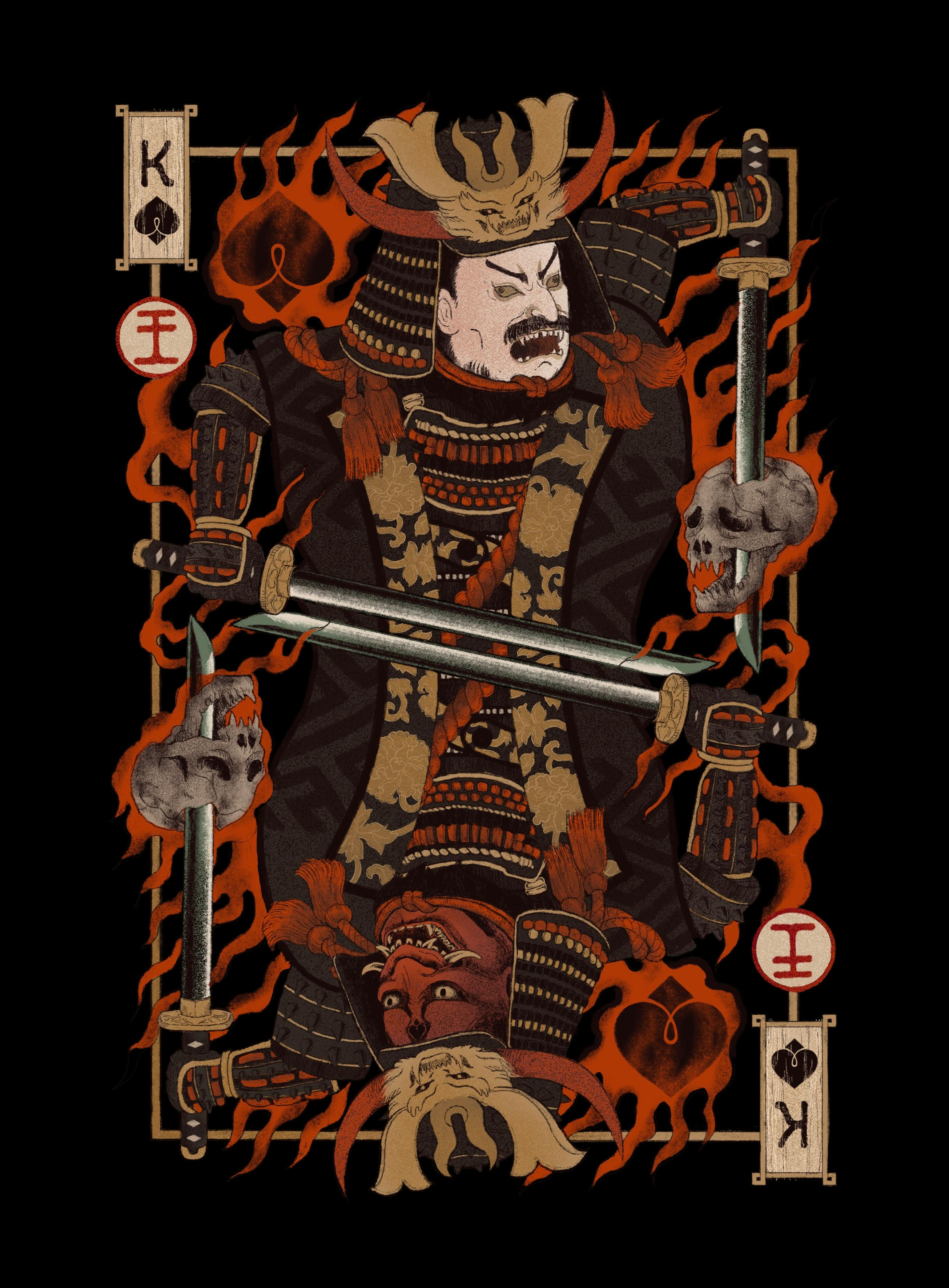 Danilo Kato's Japanese Demons and Monsters Playing Cards