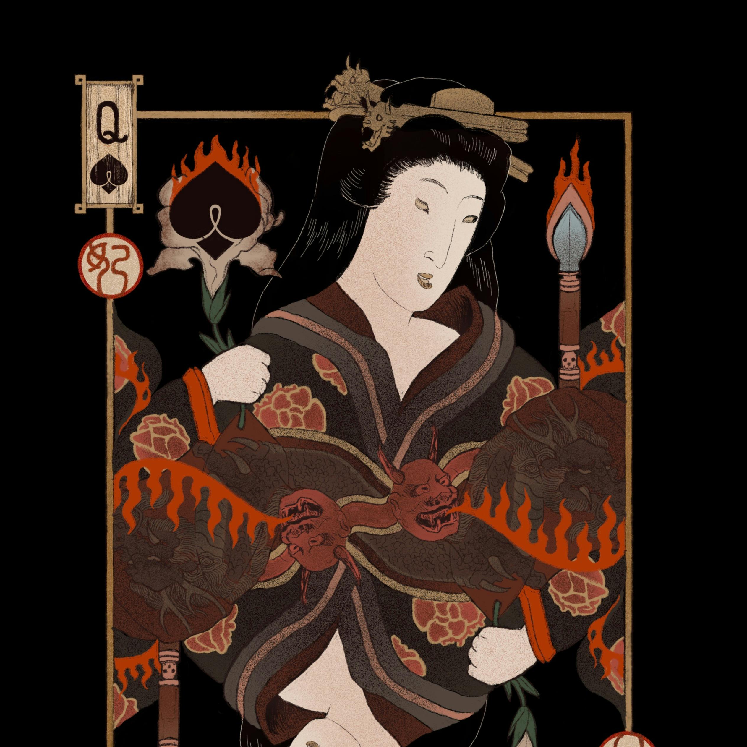 Danilo Kato's Japanese Demons and Monsters Playing Cards