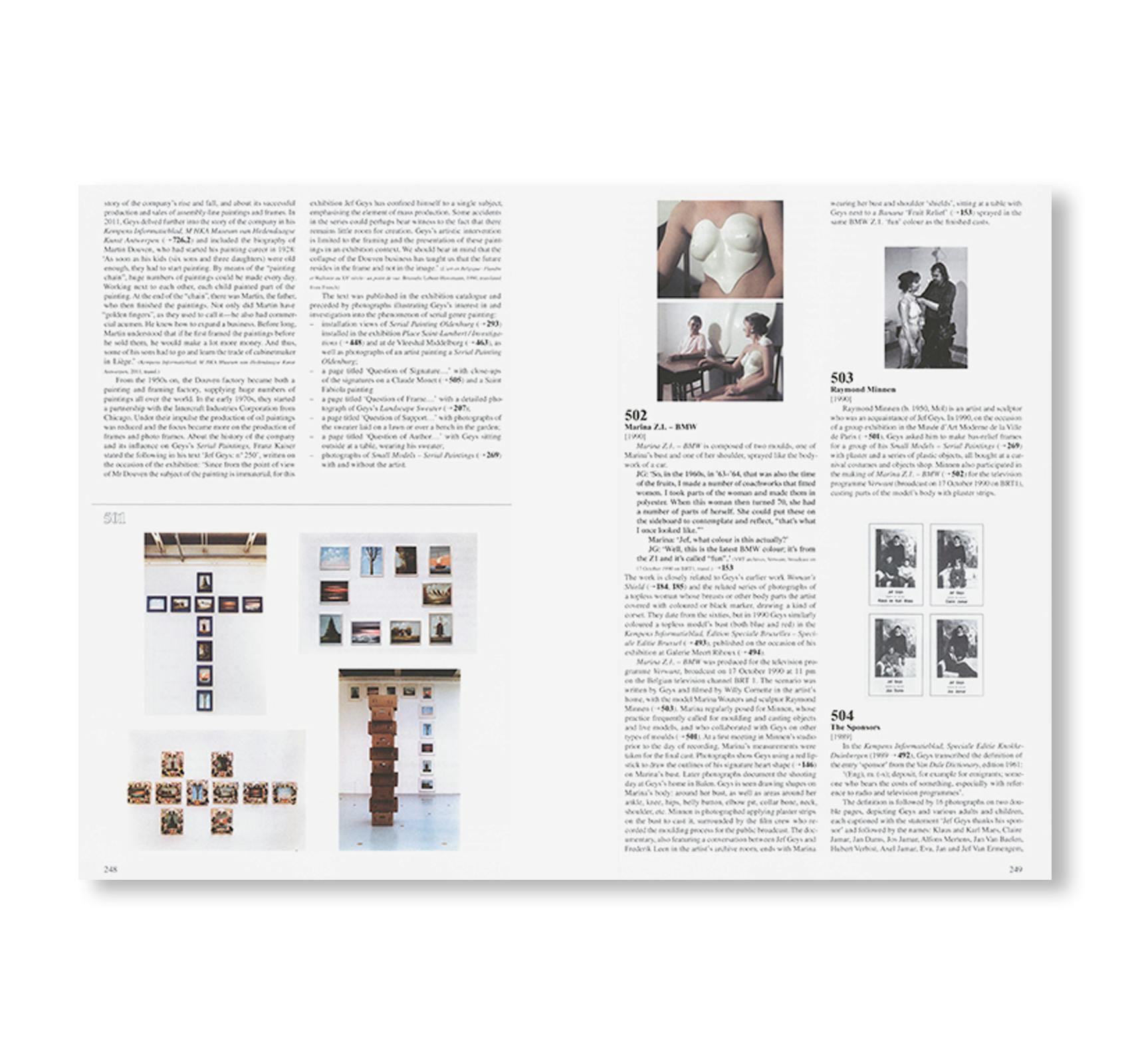 JEF GEYS: CATALOGUE RAISONNABLE