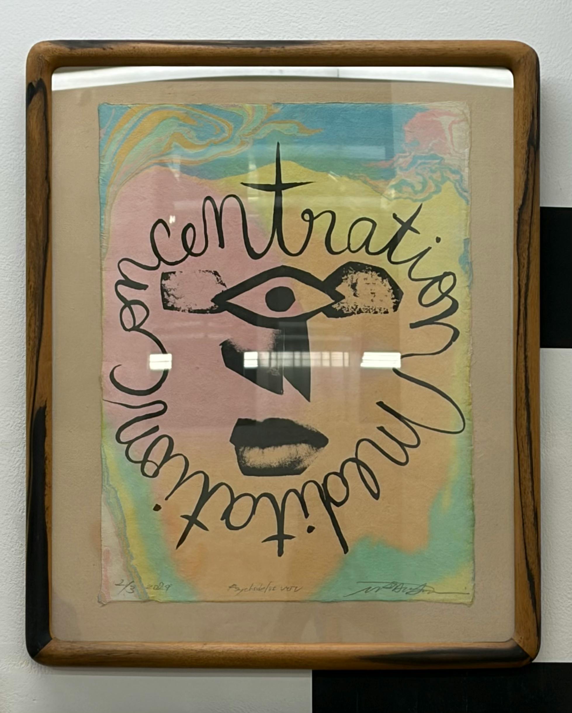 【額装】meditation me concentration print