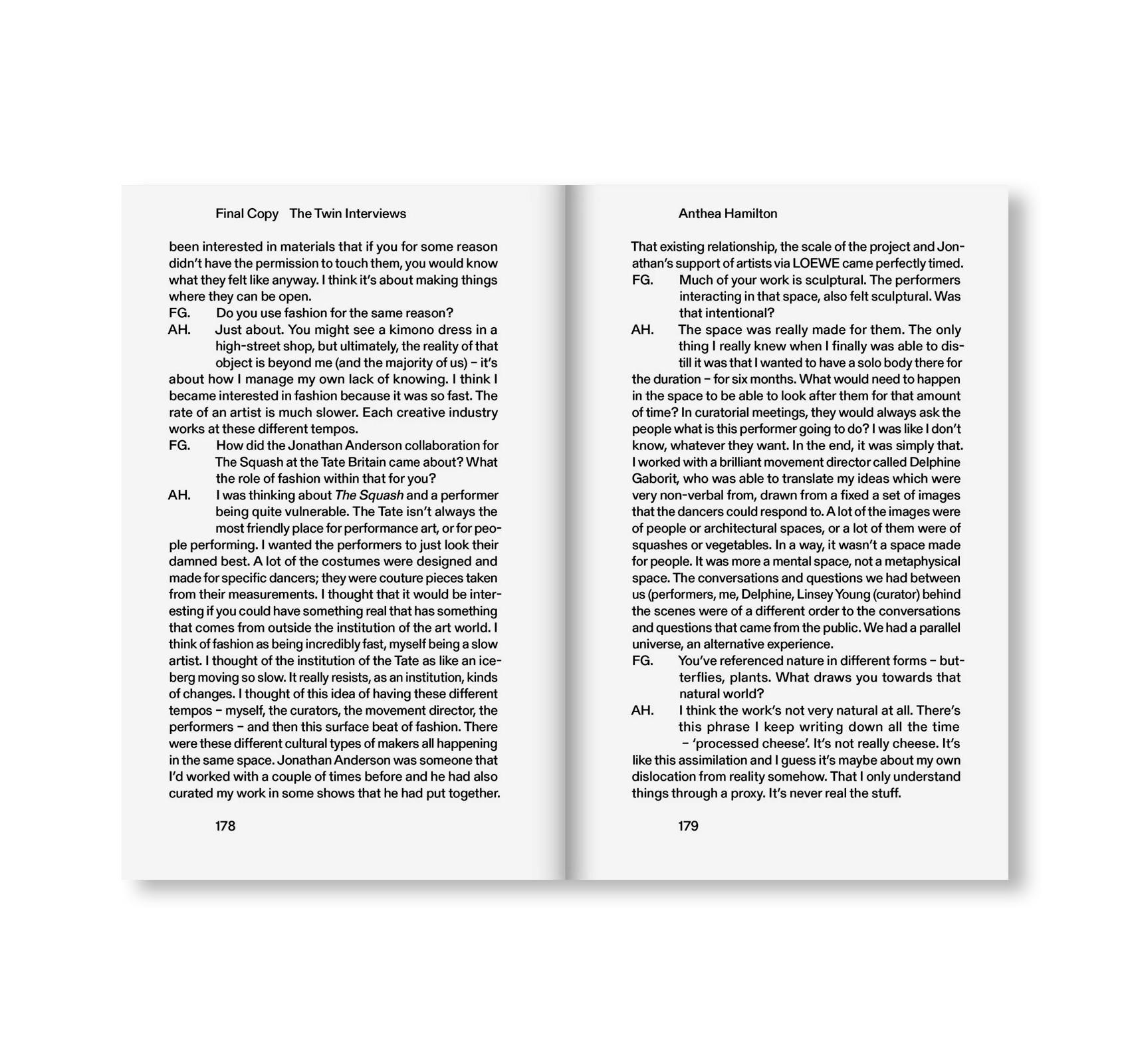 FINAL COPY: THE TWIN INTERVIEWS