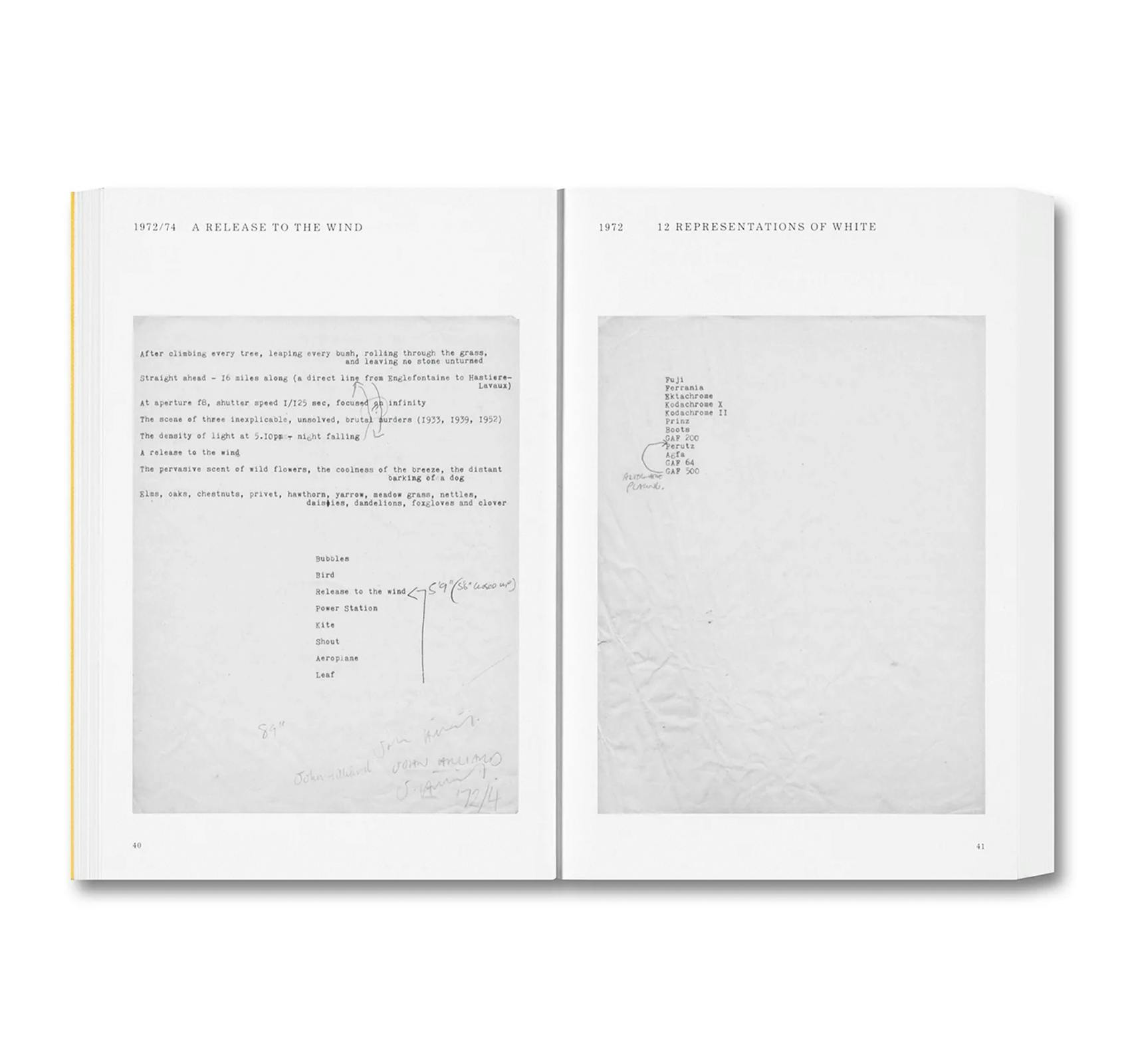 WRITTEN DOWN / WRITTEN UP: SELECTED WRITINGS OF JOHN HILLIARD