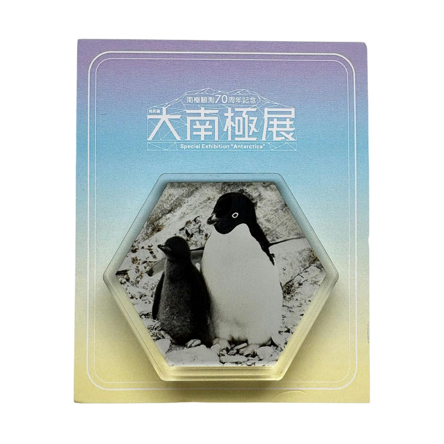 大南極展 アクリルマグネットC（アデリーペンギンの親子）