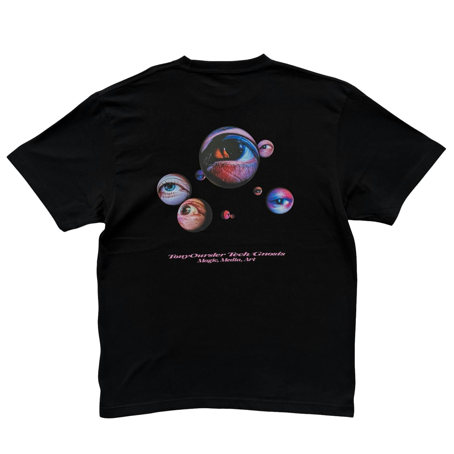 トニーアウスラー：技術と霊知のはざま展　Tシャツ （XＬ）　黒