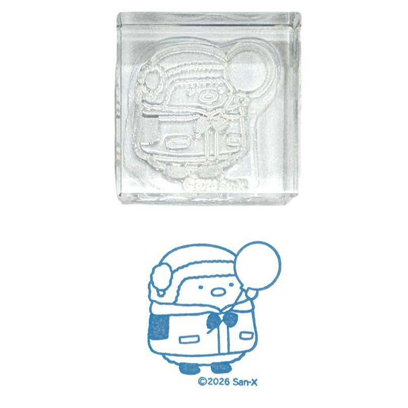 大南極展 すみっコぐらし　透明スタンプ「氷印」とんかつ