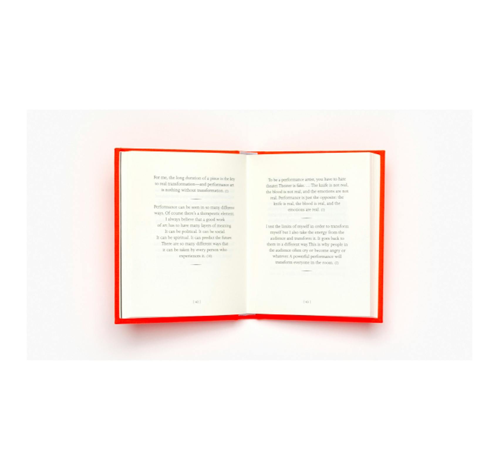 ABRAMOVIC-ISMS