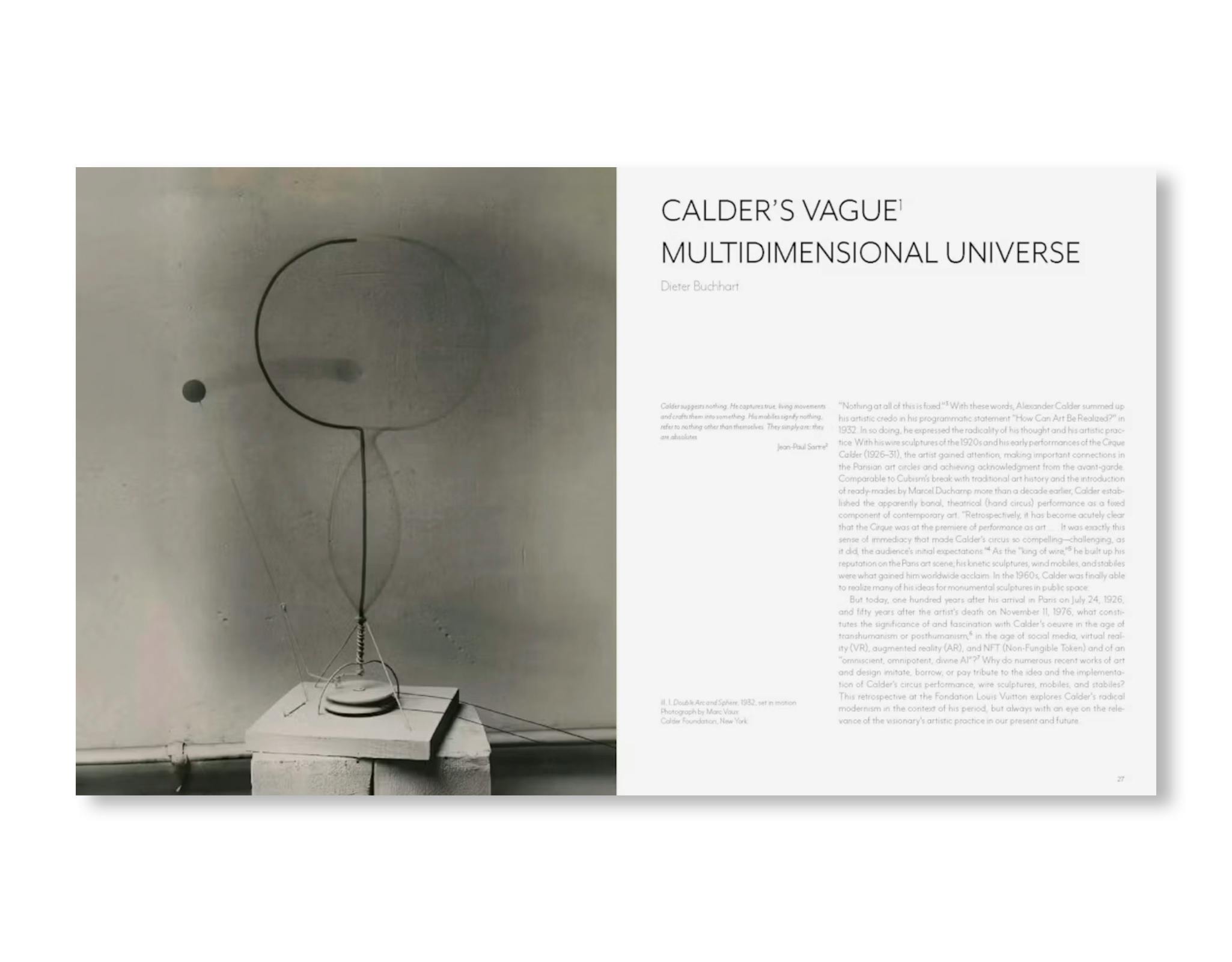 CALDER: DREAMING IN EQUILIBRIUM