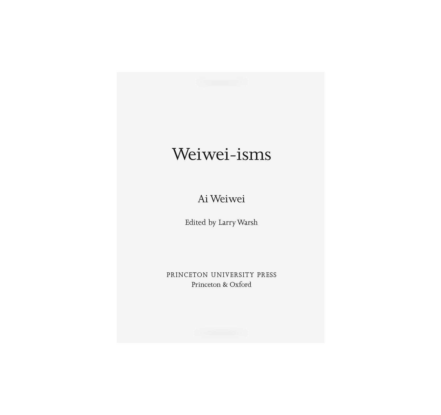WEIWEI-ISMS