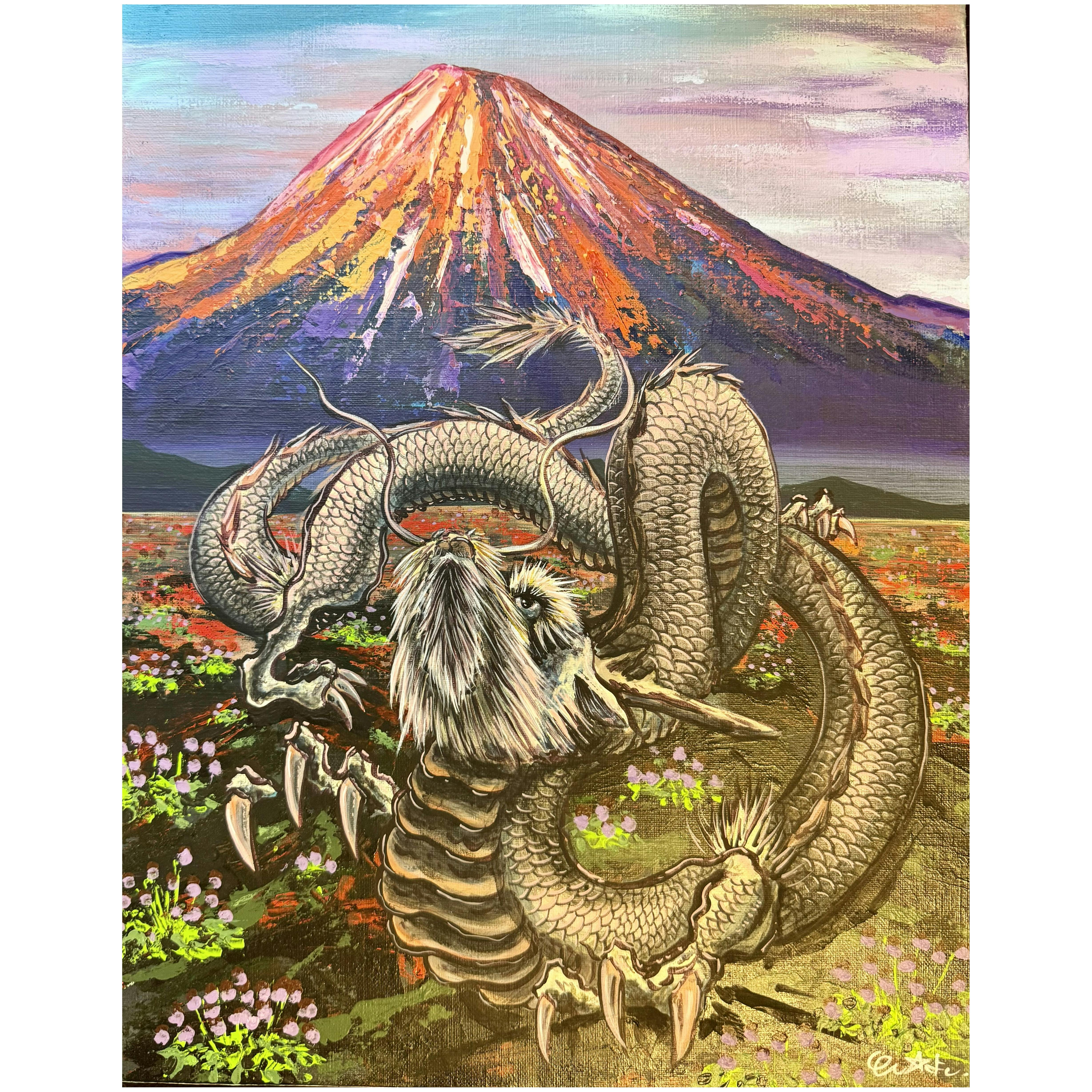 紅富士蟠龍図　