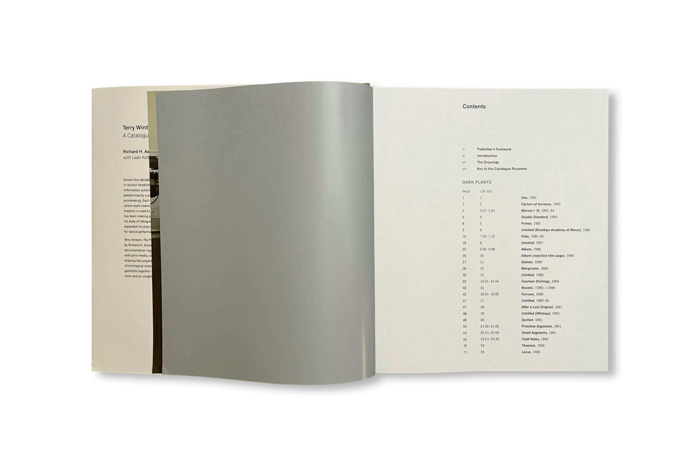 TERRY WINTERS: THE PRINTED WORK, A CATALOGUE RAISONNÉ