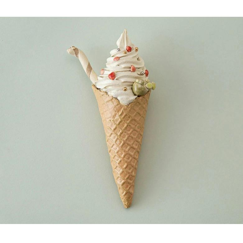 ハートのフグソフトクリーム
