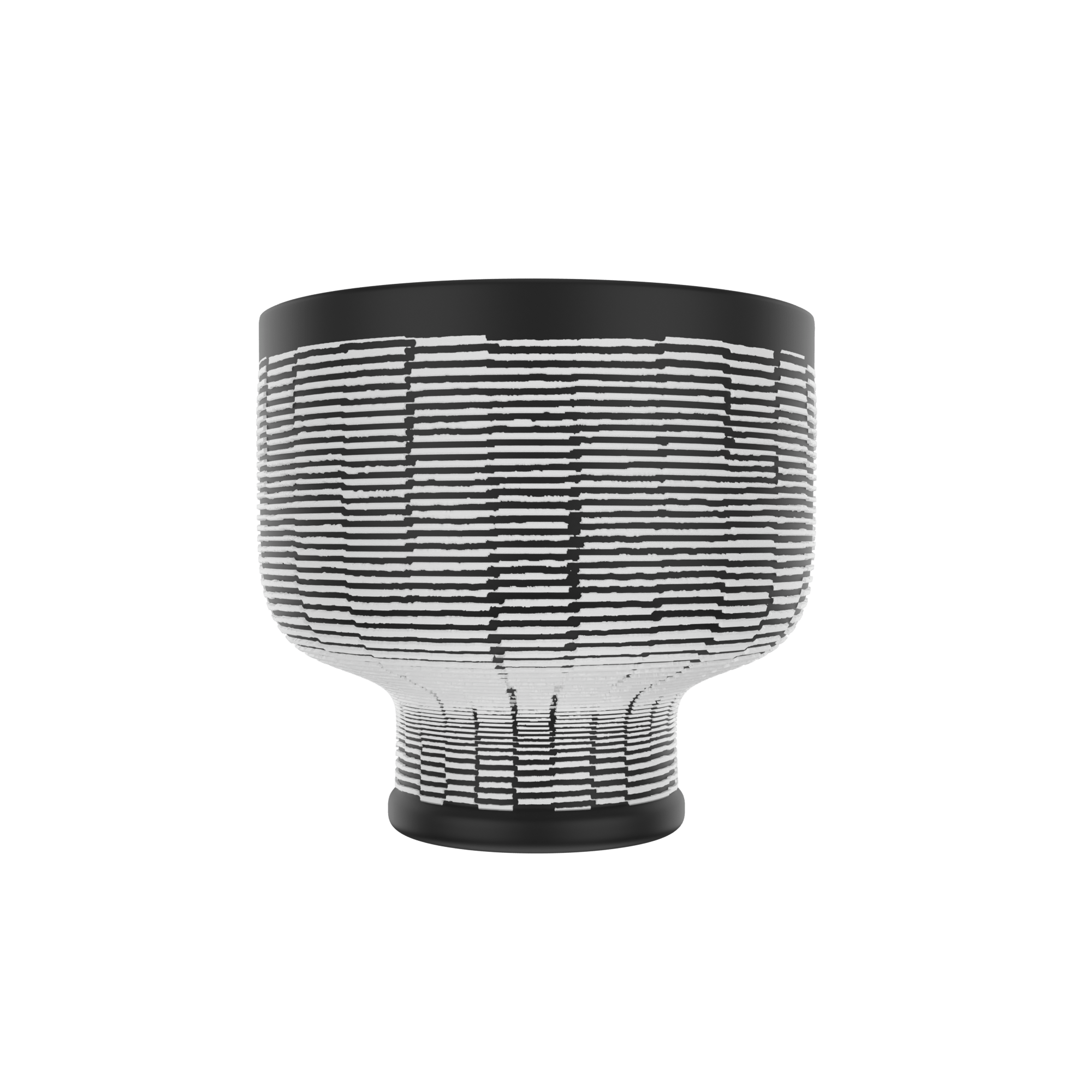 PLANTER（3号）| BOTTLE -TATAMI-（BLACK×WHITE） | TECTE