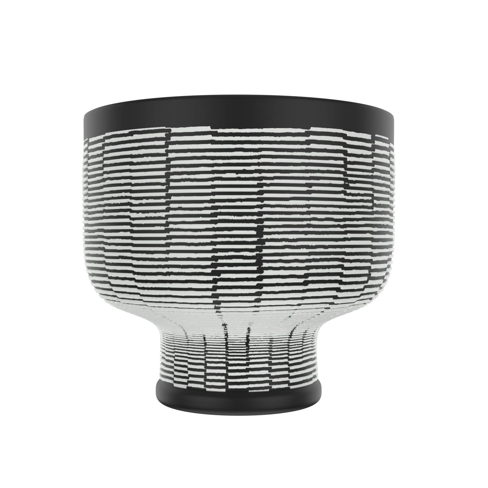 PLANTER（3号）| BOTTLE -TATAMI-（BLACK×WHITE） | TECTE