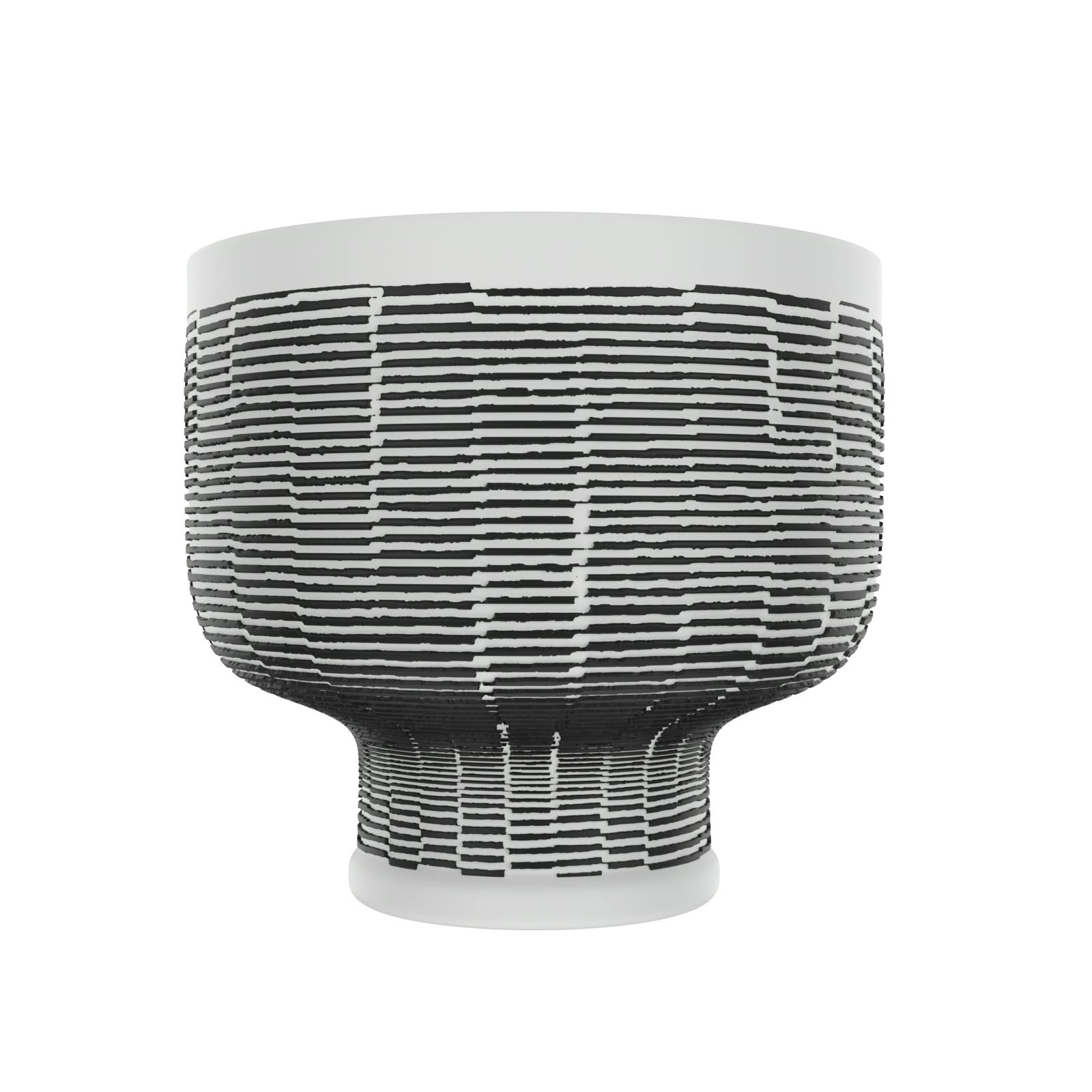 PLANTER（3号）| BOTTLE -TATAMI-（WHITE×BLACK） | TECTE