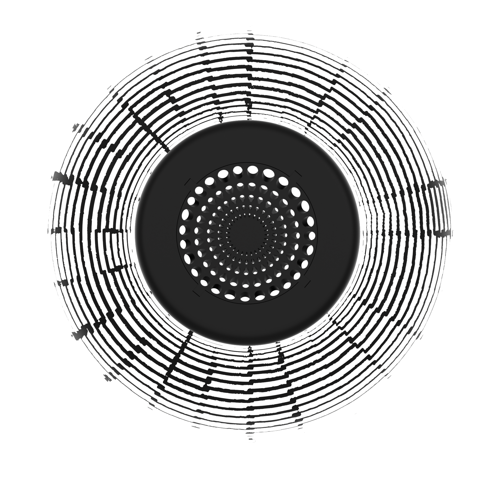 PLANTER（3号）| BOTTLE -TATAMI-（WHITE×BLACK） | TECTE