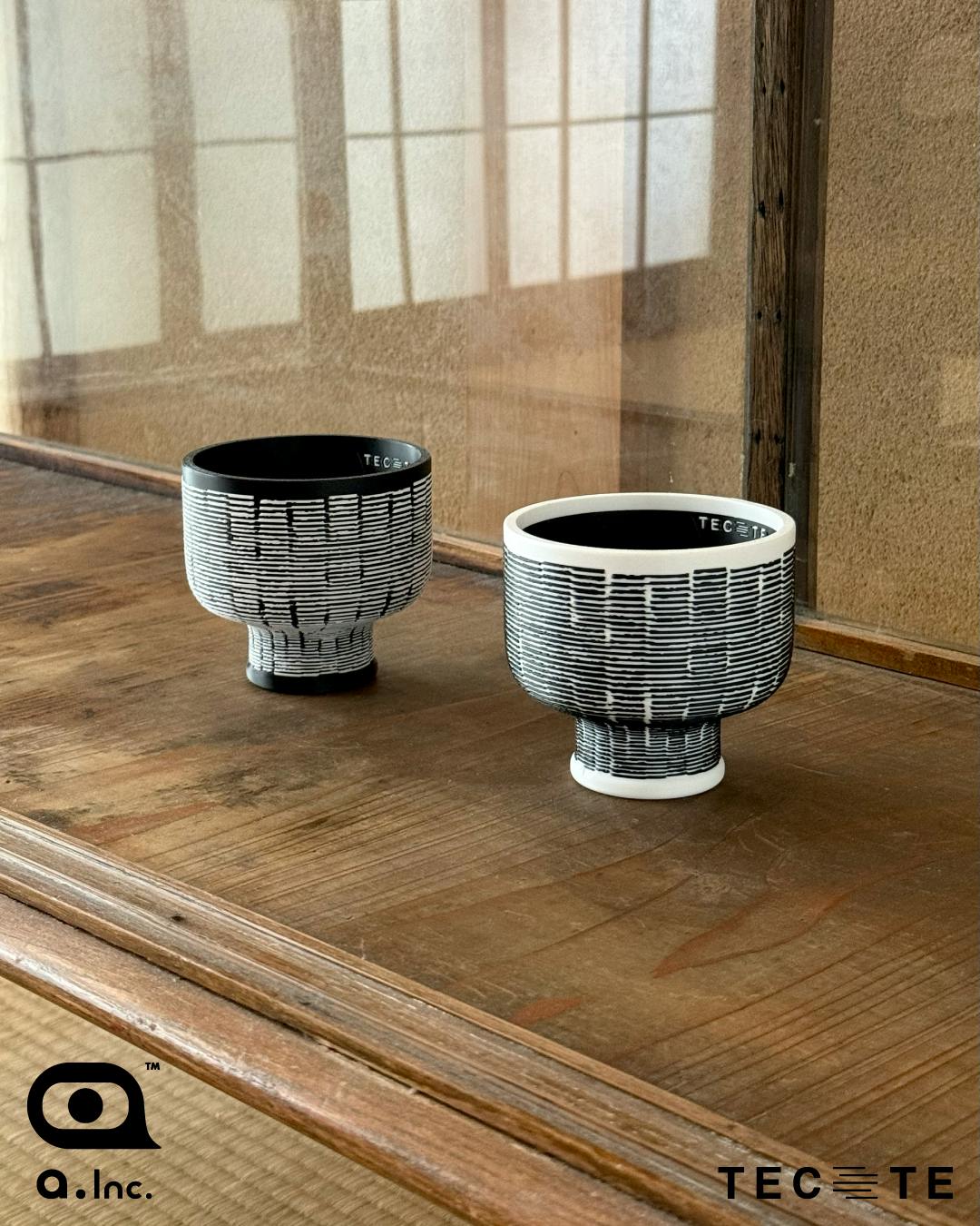 PLANTER（3号）| BOTTLE -TATAMI-（WHITE×BLACK） | TECTE