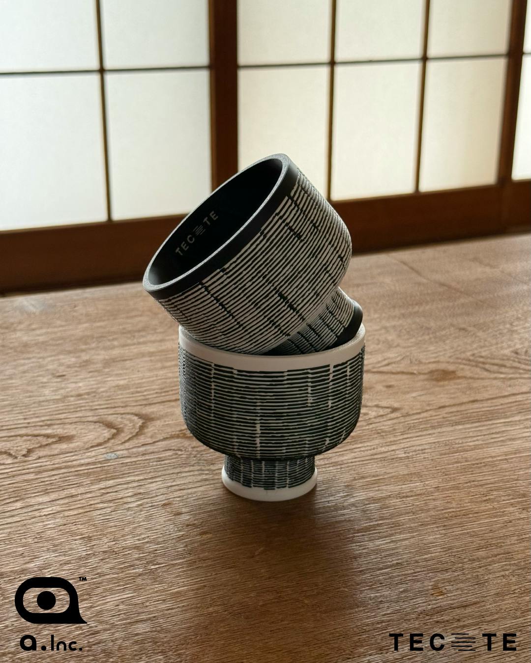 PLANTER（3号）| BOTTLE -TATAMI-（WHITE×BLACK） | TECTE