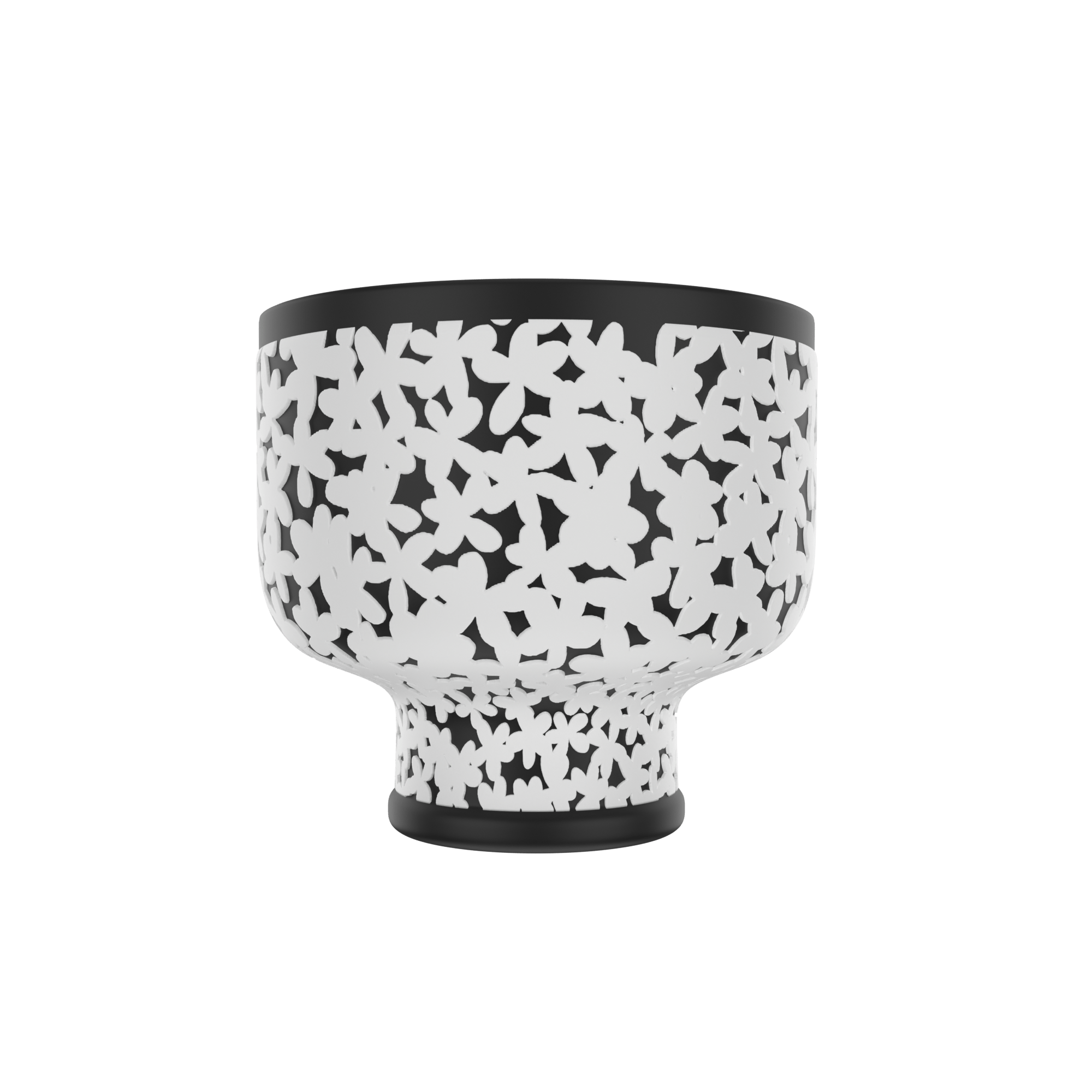 PLANTER（3号）| BOTTLE -FLOWER/PRINT-（BLACK×WHITE） | TECTE